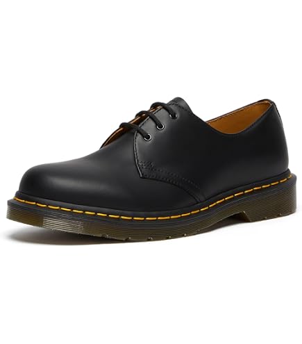 Amazon.com | Dr.Martens Unisex 1461 Bex 3-Eyelet Black Shoes 5