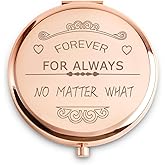 Personalized Gifts for Women Girls, Stocking Stuffers for Adult Teen Kids, Customized Compact Mirror for Friends Bestie BFF Sister Daughter Niece, Small Mirror for Christmas, Secret Santa, Birthday