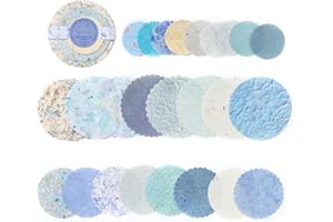 50 Sheets Floral Scrapbook Paper - Multi-Size Vintage Flower Patterned Paper for Card Making, Junk Journaling & Mixed Media, 