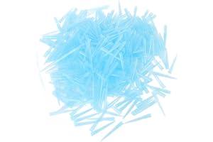 RiToEasysports Autoclavable Plastic Pipette Tips Clear Glossy 500 Pieces 1000 Ul Universal for Laboratory Liquid Pipette Scho
