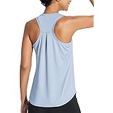 baleaf Women's Athletic Tank Tops Workout Sleeveless Running Racerback Shirts Quick Dry Breathable Yoga Tennis Gym