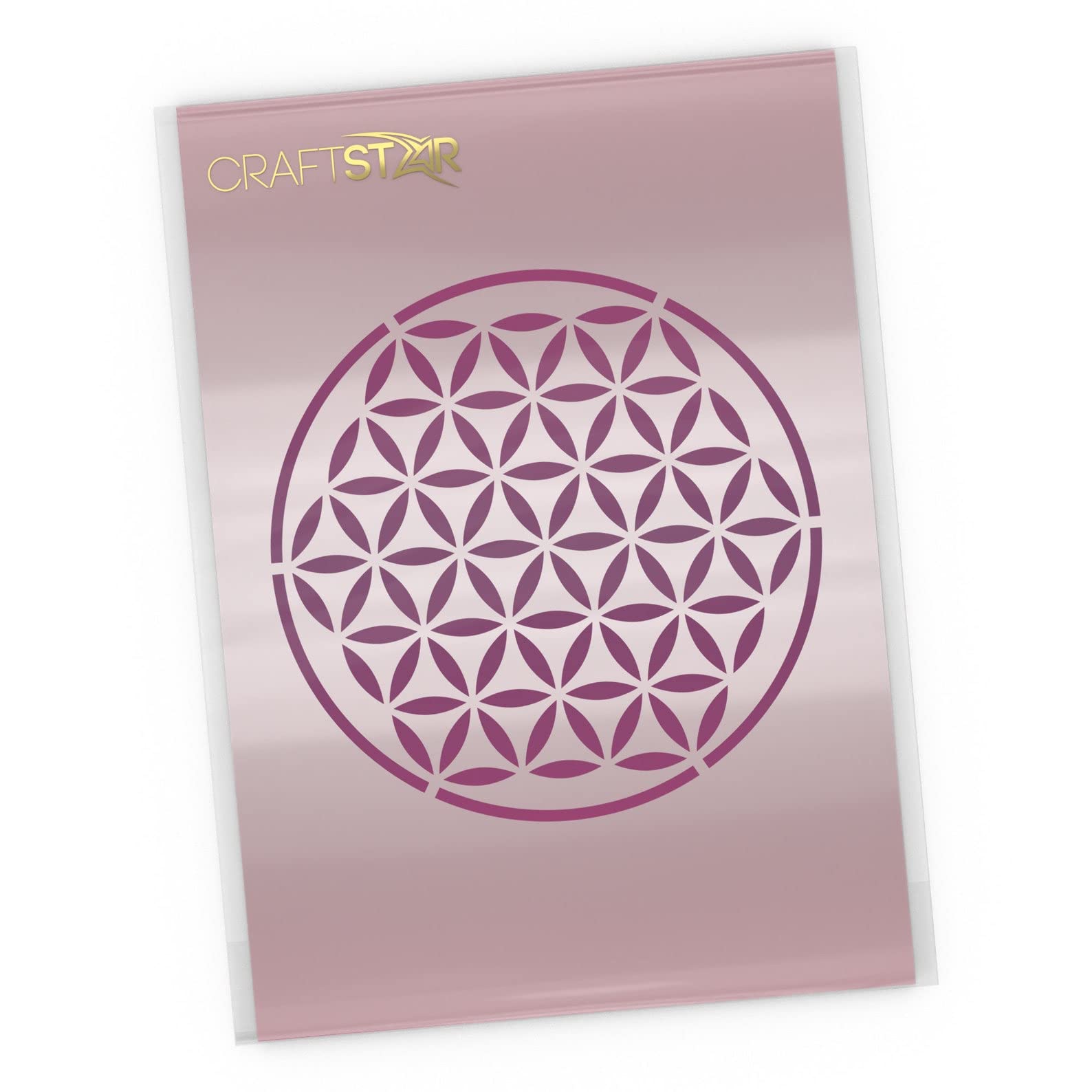 Flower of Life Stencil - Mini or Small - Sacred Geometry Craft/Airbrush Template by CraftStar