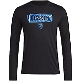 adidas Mens San Jose Earthquakes MLS Long Sleeve T-Shirt