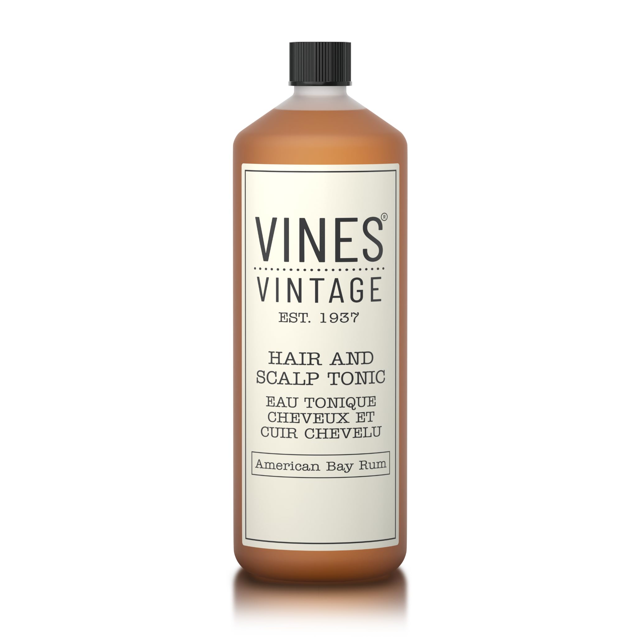 Vines Vintage Men's Scalp & Hair Tonic | American Bay Rum | Spicy Aroma. 1 ltr