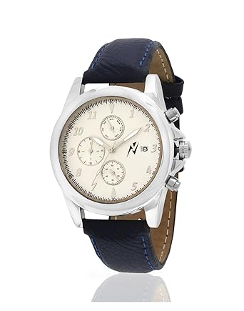 Mens 18162 Specialty Analog Display Japanese Quartz Gold Watch Blue