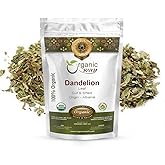 Organic Way Dandelion Leaf (Taraxacum Officinale) Cut & Sifted - Herbal Tea | European Wild-Harvest | Kosher & USDA Certified | Vegan, Non-GMO & Gluten Free | 100% Raw from Albania (1LBS / 16Oz.)