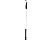 YakAttack Boomstick Pro Camera Mount - 360&deg; Rotation - Made in USA | 51.5" Floating Aluminum Pole with LockNLoad Base | Includes GoPro &amp; 1/4-20 Camera Attachments