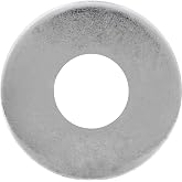 The Hillman Group 41585 SAE Flat Washer, 3/8-Inch, 50-Pack | Zinc finish , SAE style for use with 3/8in bolts , Helps distribute load for fastening in repair and construction