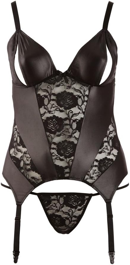 Cottelli Collection 3X-Large Black Open Basque, M, S, XL, XXL - Image 3
