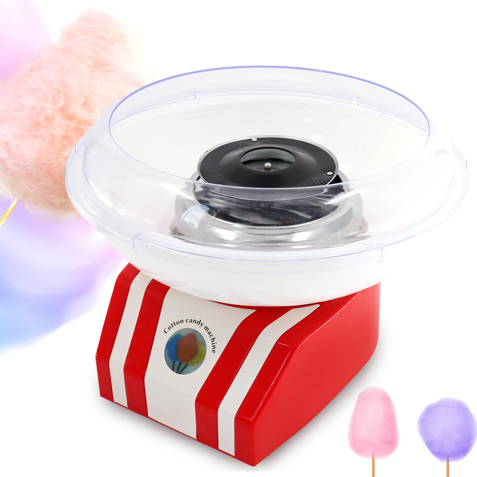 Photo 1 of Cotton Candy Machine for Kids, Cotton Candy Maker Machine Candy Candy Floss Maker for Home Birthday Family Party Christmas Gift