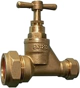Primaflow 25mm MDPE to 15mm Copper Stopcock view 1