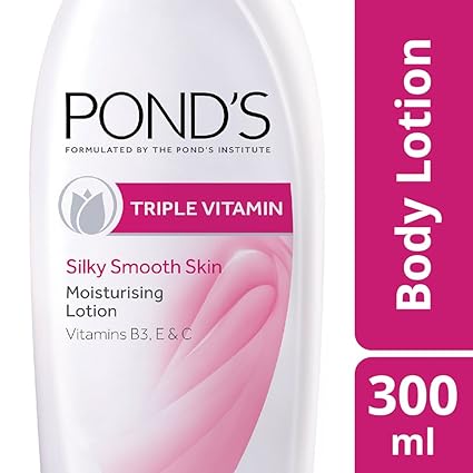 PONDS Triple Vitamin Moisturising Body Lotion, 300 ml