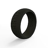 Men's Black U.S. Army Classic Q Q2X Silicone Ring