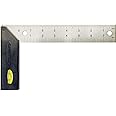 Swanson Tool TS151 Try and Miter Square 8-Inch (Plastic Handle, Stainless Steel Blade and Level)