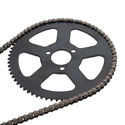 25H 68T 68 Tooth Rear Sprocket + Chain fit for 49CC