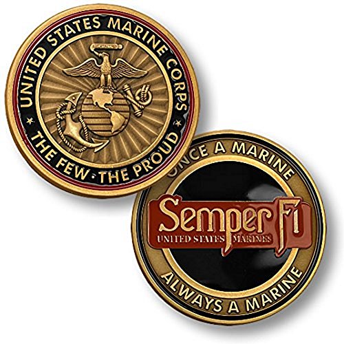 U.S. Marine Corps Semper Fi Challenge Coin.