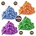 Kidsand 3.5 lbs - Magic 4 Color Sand - 8 Shaping Molds for Play Sand - Sand for Children Blue, Purple, Green, Orange - Kids Sand for Indoor Playing - Sand Kit for Kids - Box for Developing Sand