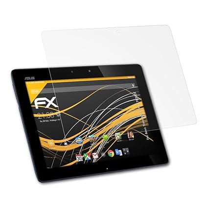 atFolix Panzerfolie kompatibel mit Asus Transformer Pad TF300T Schutzfolie, entspiegelnde und stoßdämpfende FX Folie (2X)