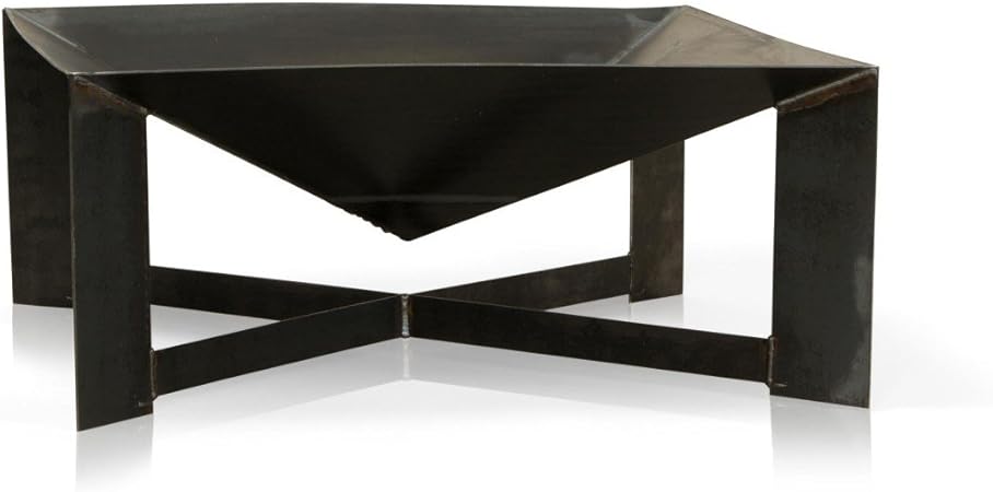 Decoras Feuerschale Lincoln Stahl Feuerstelle Fur Draussen Terrasse Garten Balkon Oder Mit Schwenkgrill Zum Grillen Design Schale Mit 4 Fussen Fur Gemutliche Feuer Decoras Amazon De Garten