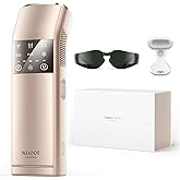 SALLOOT IPL Laser Hair Removal for Women and Men, Dual Lights, 53°F Sapphire Ice-Cooling Painless for Sensitive Skin, 4-Pulse Mode for Ingrown Hair, Bikini, Face, Body Permanent Hair Removal Device