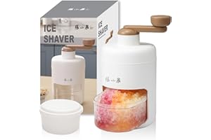 ZHANG XIAO QUAN SINCE 1628 Hand-cranked Shaver Ice and Snow Cone Machine, Manual Shaved Ice Machine Household Protable Small Slushie Machine - BPA Free