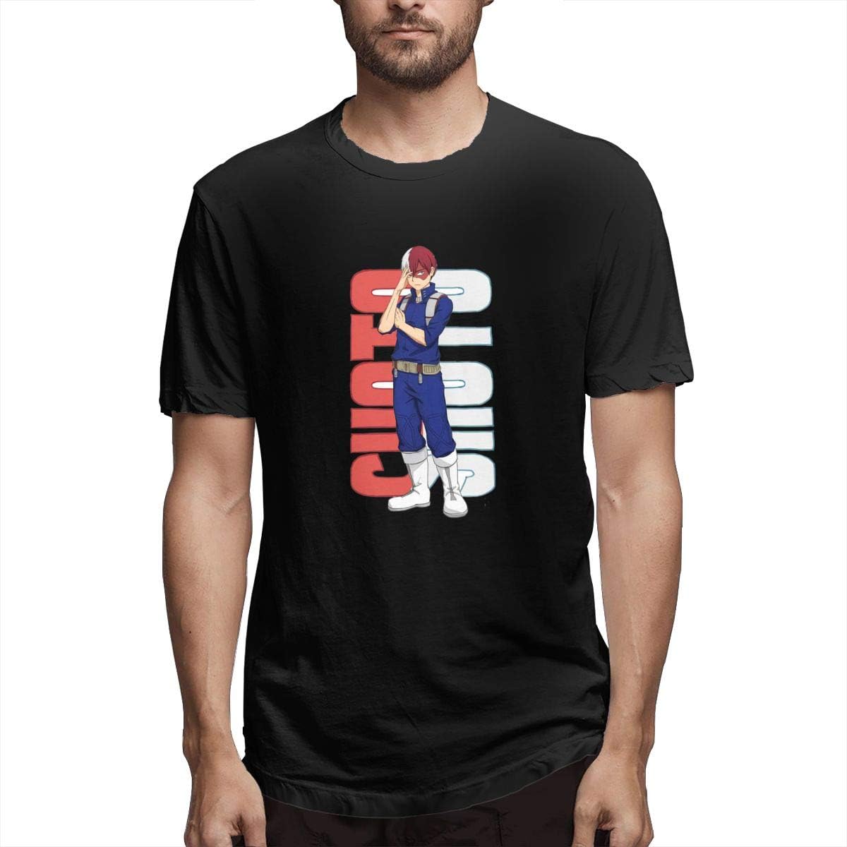 T Shirts with My Hero Academia Shouto Todoroki Shoto Boku No Hero for Man