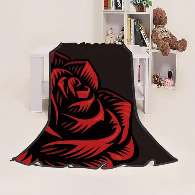 Lightweight Long BlanketWarm Cozy Soft BlanketCool Red