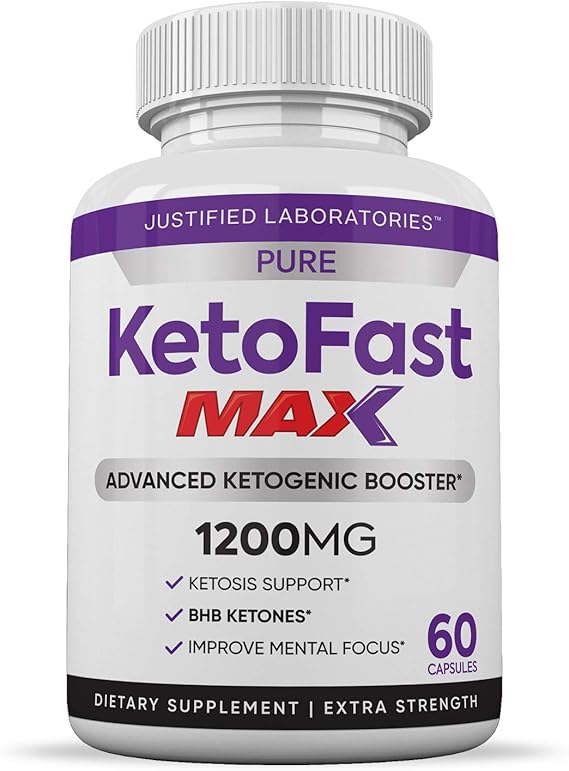 Pure Keto Fast Max 1200MG Keto Pills Advanced Ketogenic Supplement Real Exogenous