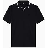 Armani Exchange Mens Johnny Collar Piquet Polo