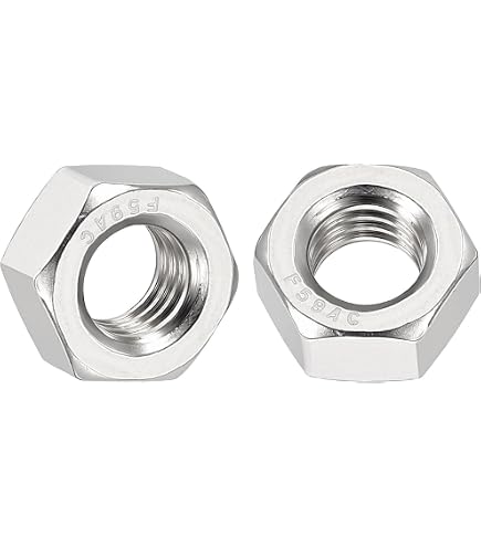 Hard-to-Find Fastener #8 Flat Speed Nuts – Steel, Zinc Finish, 32 Coarse Thread, 24-Piece Pack