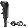 CNSPEED USB American Truck Simulator Shifter, Gearshift Knob for ATS & ETS2 Games, PC Sim Racing Shifter Compatible with Logitech G29 G27 G25 G920 Thrustmaster TH8A Fanatec SQ