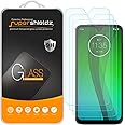 (3 Pack) Supershieldz Designed for Motorola Moto G7 Tempered Glass Screen Protector, Anti Scratch, Bubble Free