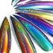 BORN PRETTY 0.2g Nail Art Chameleon Peacock Holographic Mirror Powder Manicure Chrome Pigment Laser Rainbow Neon Dust Glitter 8 Colors