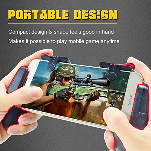 image for Allon Mobile Controller Compatible for PUBG & Fortnite, Sensitive L1R1