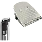 32mm Full Size Replacement Trimmer Blade Fit for Philips Norelco Multigroom | MG3750 MG5750 MG7750 MG7790 MG9510 BT5511 Beard Trimmer Attachment Parts Silver