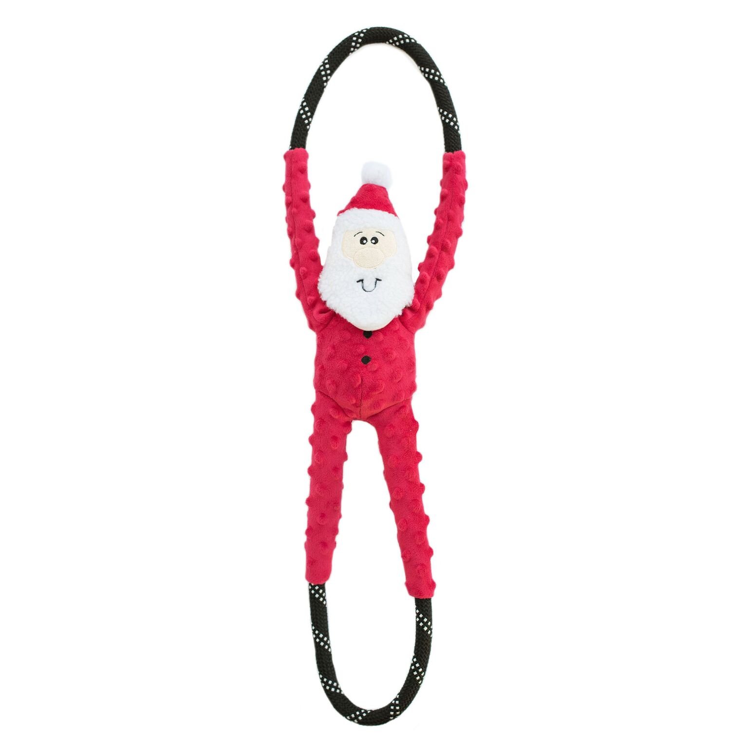 Animal World ZP678 RopeTugz Santa Dog Toy