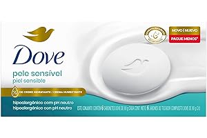 Dove Sabonete em Barra Pele Sensível 90g 6 Unidades