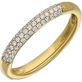 Bony Levy 18K Yellow Gold Diamond Rita Elegant Stackable Ring