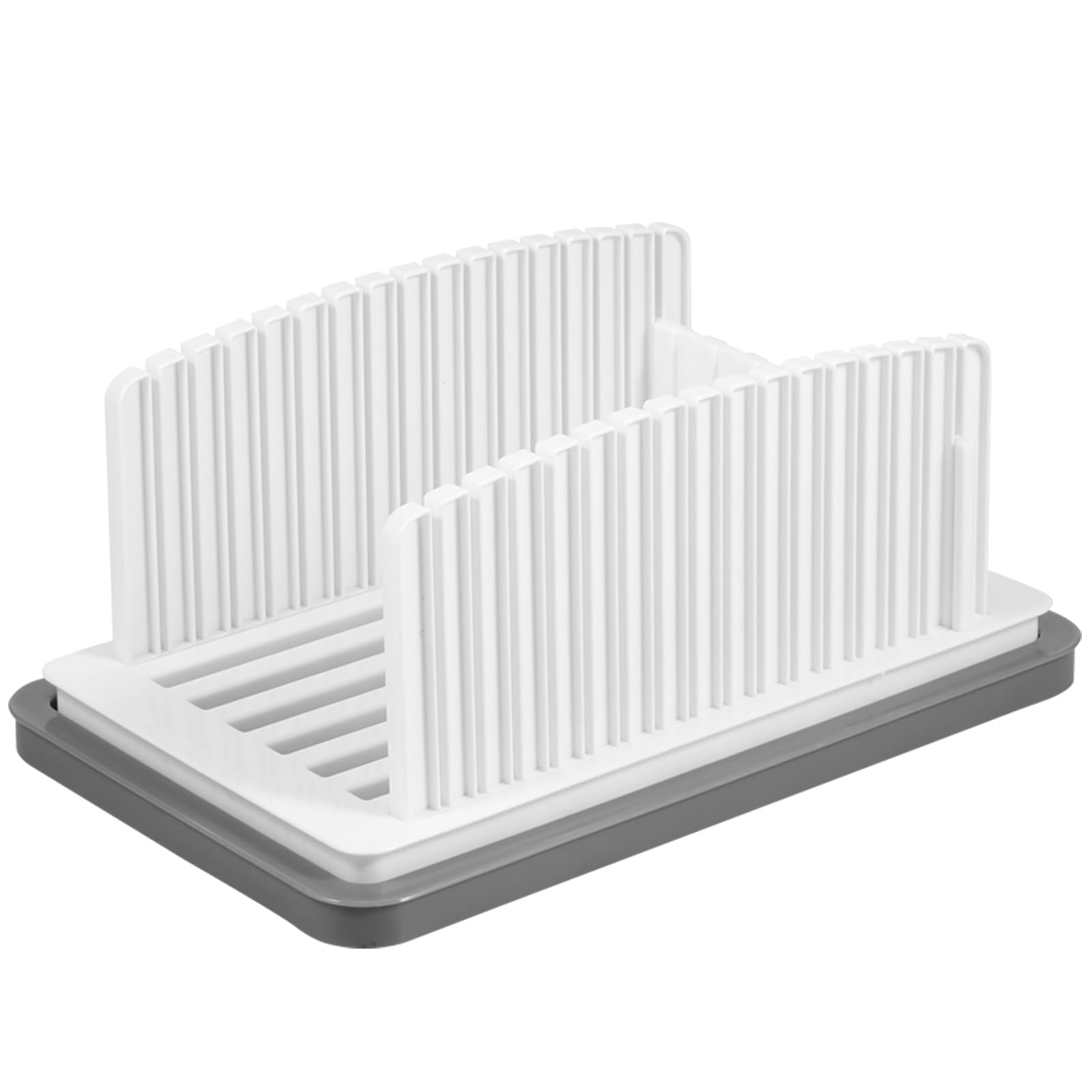 Bread Slicer for Homemade Bread, Adjustable Width Bread Cutting Guide with Crumb Tray, Foldable and Compact Bread Cutter Slicer, Bread Slicing Tool for Bread Loaf Sourdough Sandwich