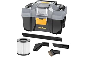 RELIAROADS 20V Cordless Vacuum Cleaner-Wet/Dry Shop Vac,2.6 Gallon Capacity,Compatible with DeWALT Batteries (Bare Tool - No Battery & No Charger),Ideal for Cleaning Car,Home Spaces,and Workshops RCSV-20
