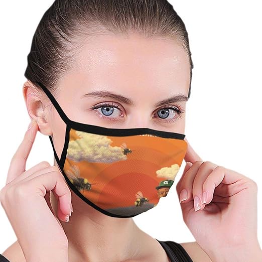 Towilliamsnya Face Mask Reusable Tyler The Creator Mask Balaclava Headdress Masks Bandana Black