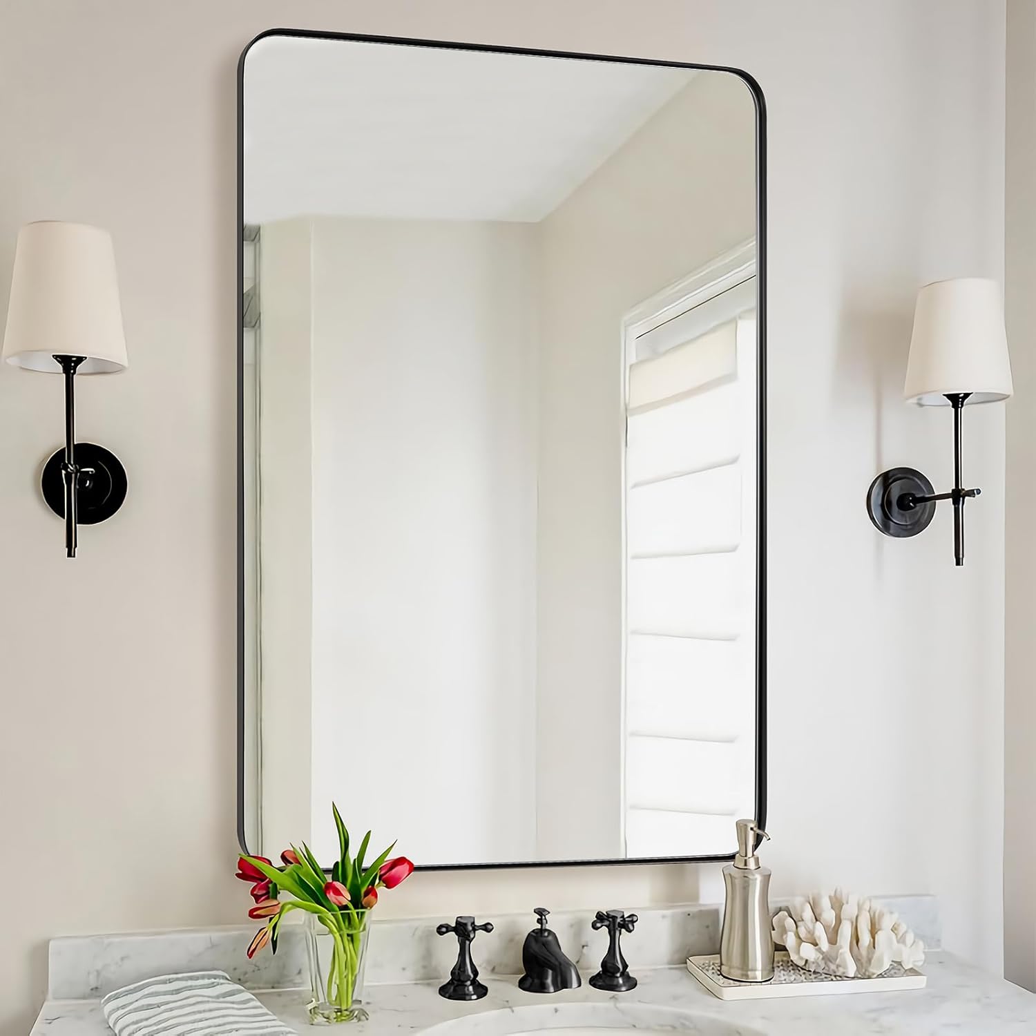 Mirrors - ANDY STAR Wall Mirror for Bathroom, 30