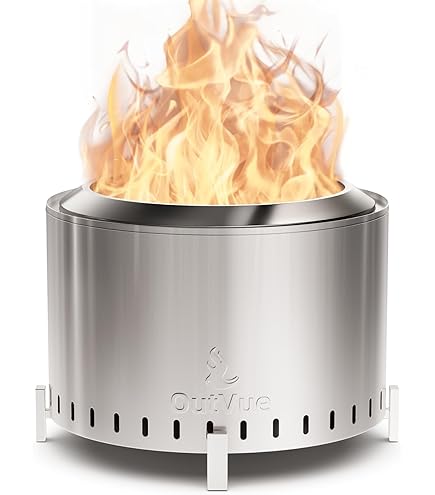 Amazon.com : Panovue 22 inch Smokeless Fire Pit with