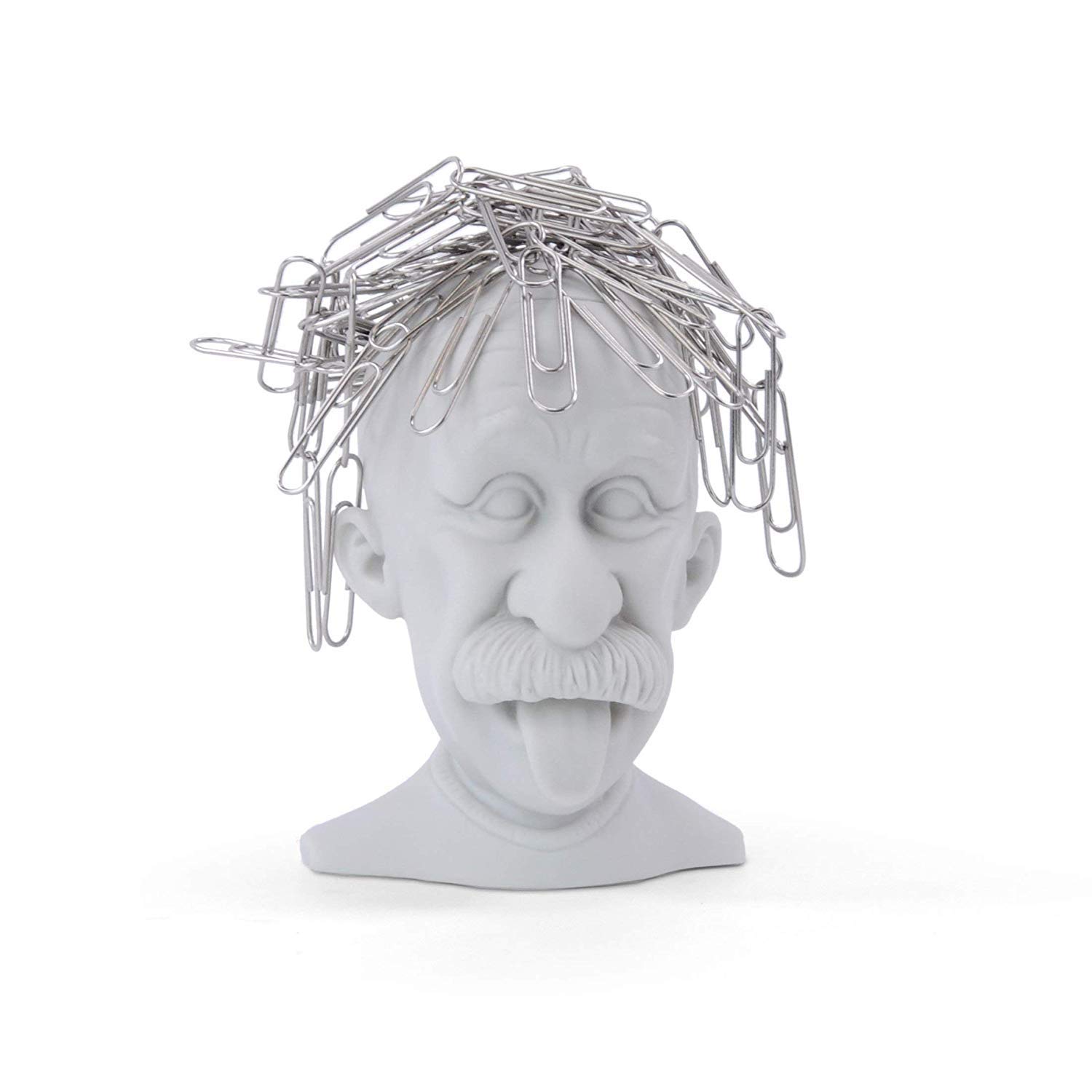 Mustard Paperclip Holder | Magnetic Clip Dispenser | Funny Office Gadget | Magnetic Paperclip Holder | Special Paperclip Dispenser for Desk (Genius)