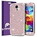 Fosmon SHINING-DIAMOND Front + Back Protective Skin with Clear Screen Protector Shield for Samsung Galaxy S5 (Pink)