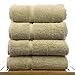 Chakir Turkish Linens Premium Cotton Absorbent Turkish Towels (Bath Towel - Set of 4, Driftwood)