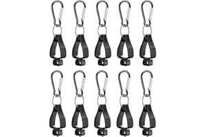 Nurnesy 10 Pcs Glove Clips for Work Plastic A Shaped Glove Holders for Outdoor Camping