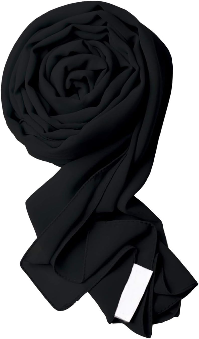 Voile Chic 8 Colors Premium Chiffon Wrap Head Scarf (Non-Slip)
