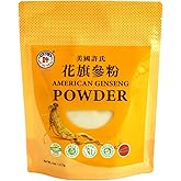 Hsu's SKU 1174 | American Ginseng Powder | Cultivated Ginseng from Marathon County, Wisconsin | 许氏花旗参粉 | 4oz Bag, 西洋参