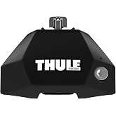 Thule Evo Fixpoint Foot for Vehicles Four-Pack Black Black One-Size, &Uacute;nica